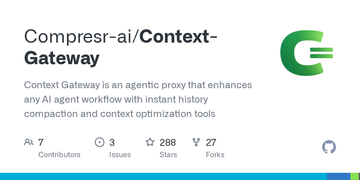 Compresr-ai Launches Context Gateway to Combat LLM Accuracy Decay