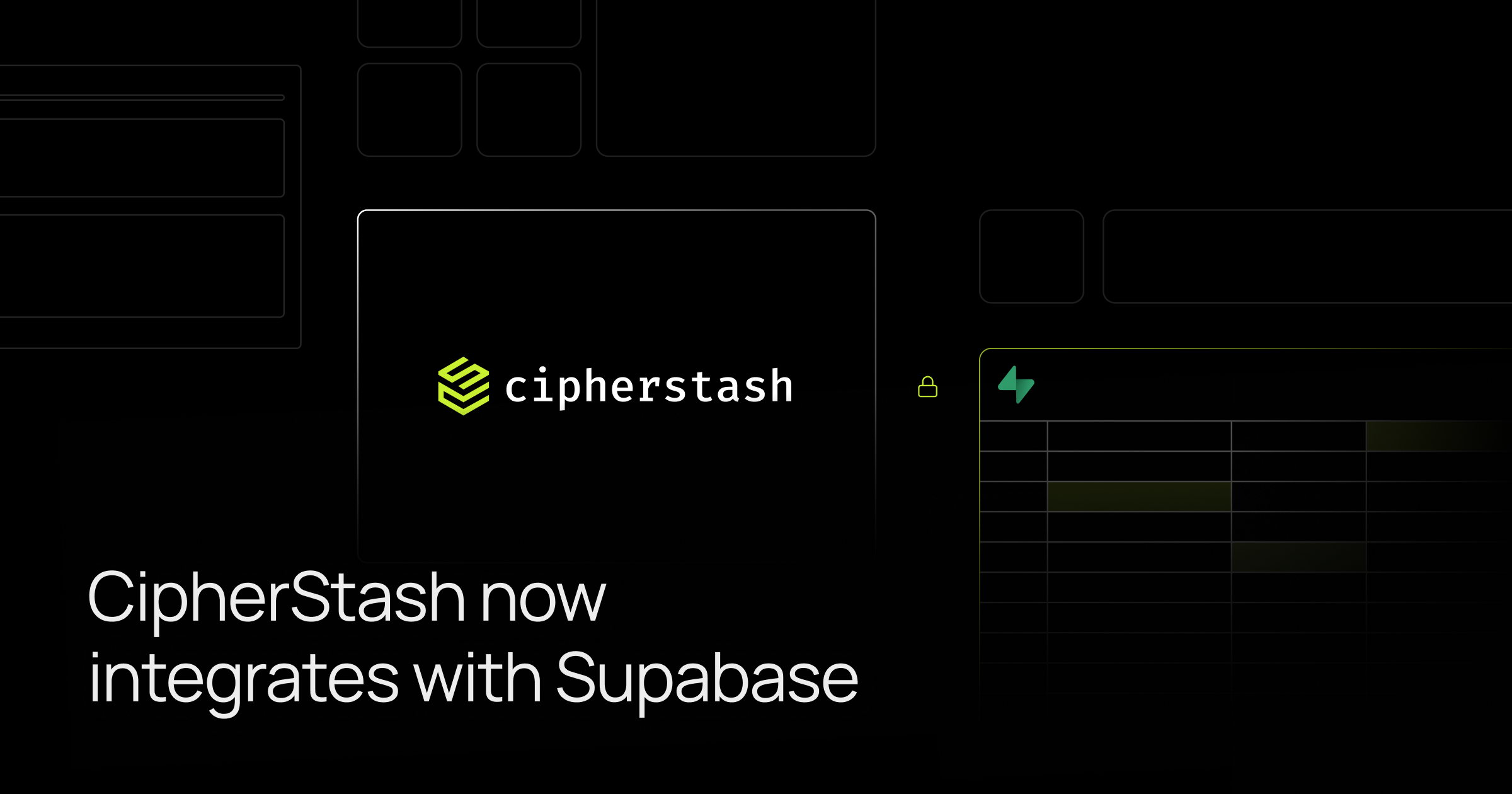 Building Searchable, Encrypted Supabase Apps with CipherStash