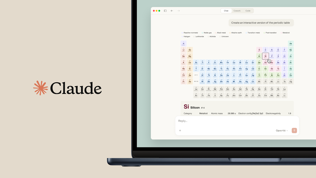 Claude can now generate charts and diagrams