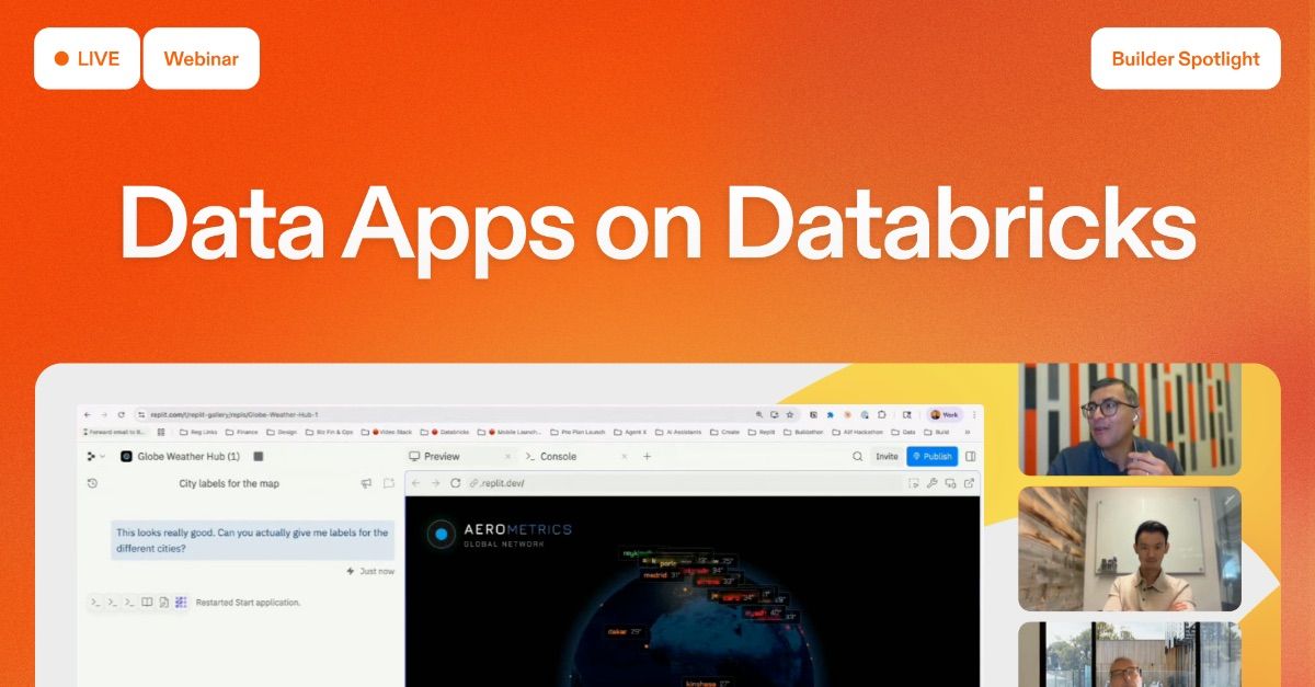 Our Honest Take on Replit + Databricks: A Sophisticated Bridge for the "Vibe Coding" Era