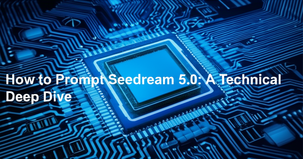 How to Prompt Seedream 5.0: A Technical Deep Dive