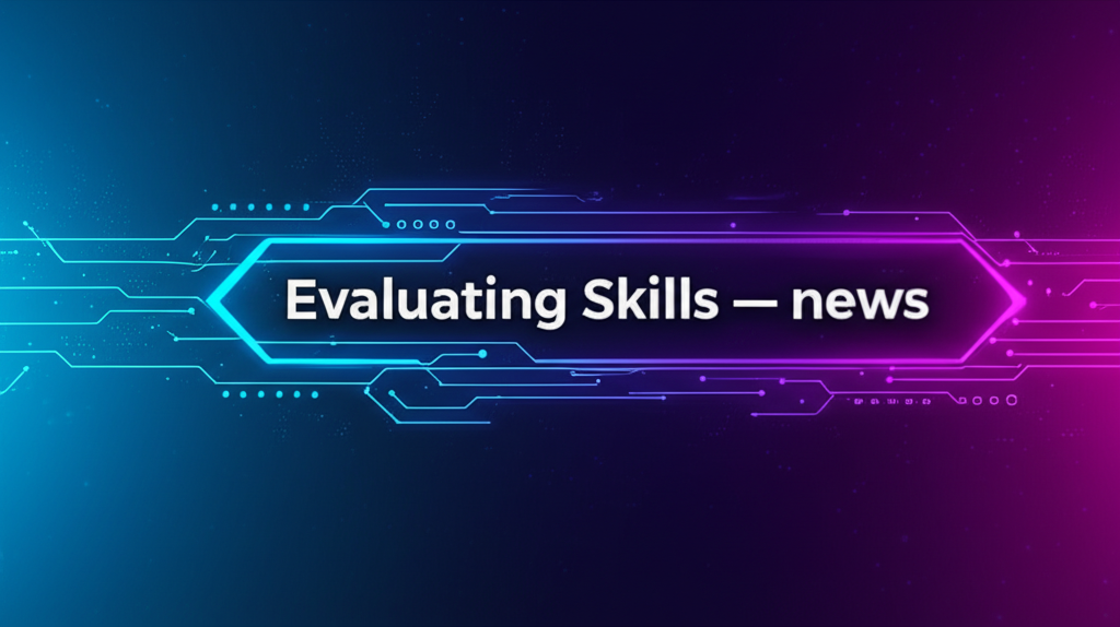 Evaluating Skills — news