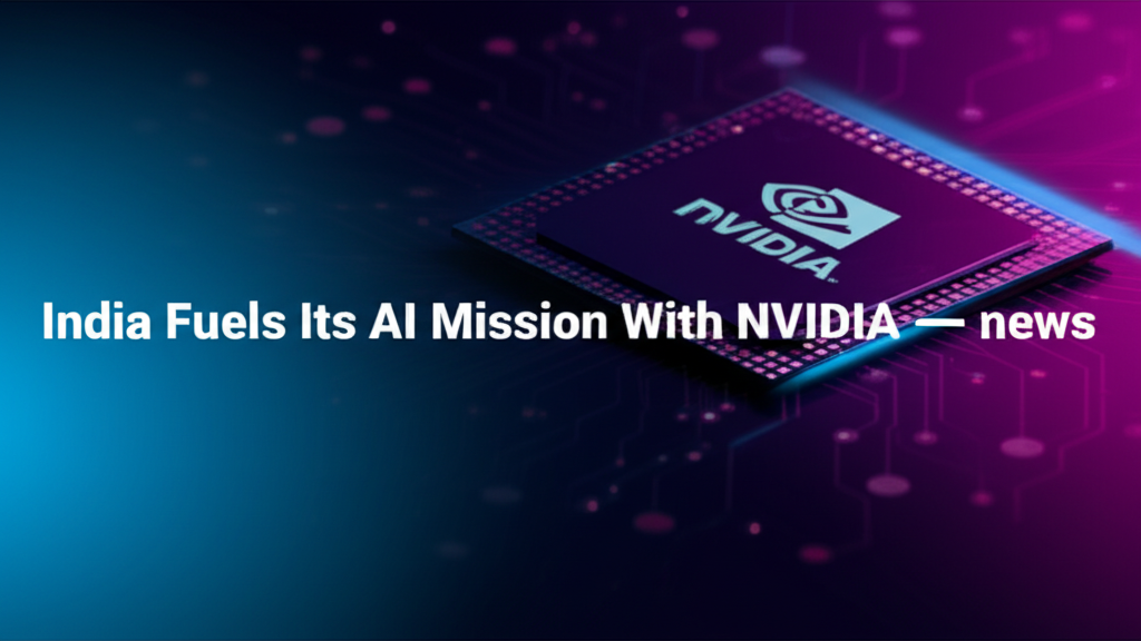 India Fuels Its AI Mission With NVIDIA — news