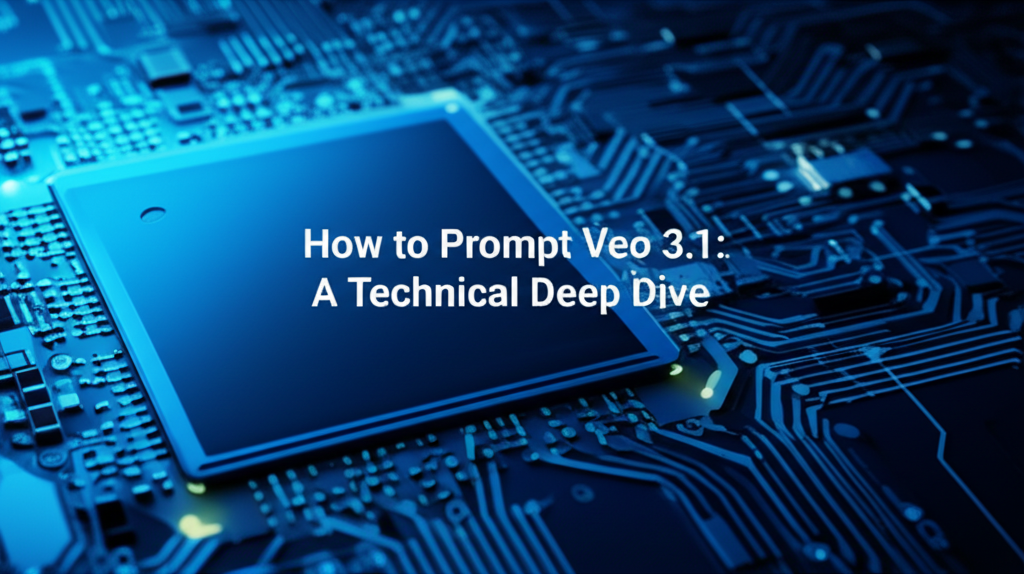 How to Prompt Veo 3.1: A Technical Deep Dive