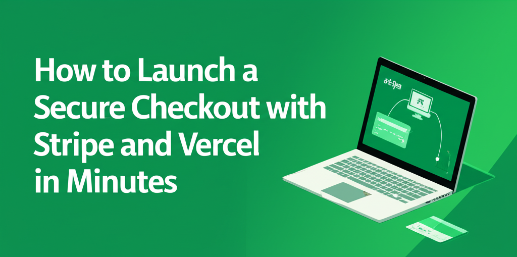 How to Launch a Secure Checkout with Stripe and Vercel in Minutes