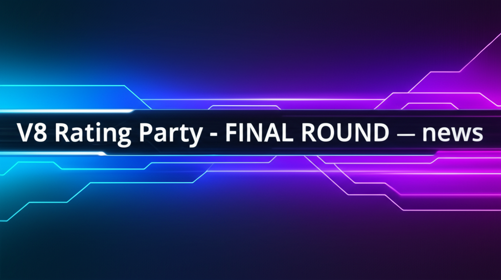 V8 Rating Party - FINAL ROUND — news