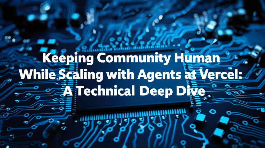 Keeping Community Human While Scaling with Agents at Vercel: A Technical Deep Dive