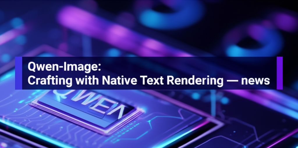 Qwen-Image: Crafting with Native Text Rendering — news