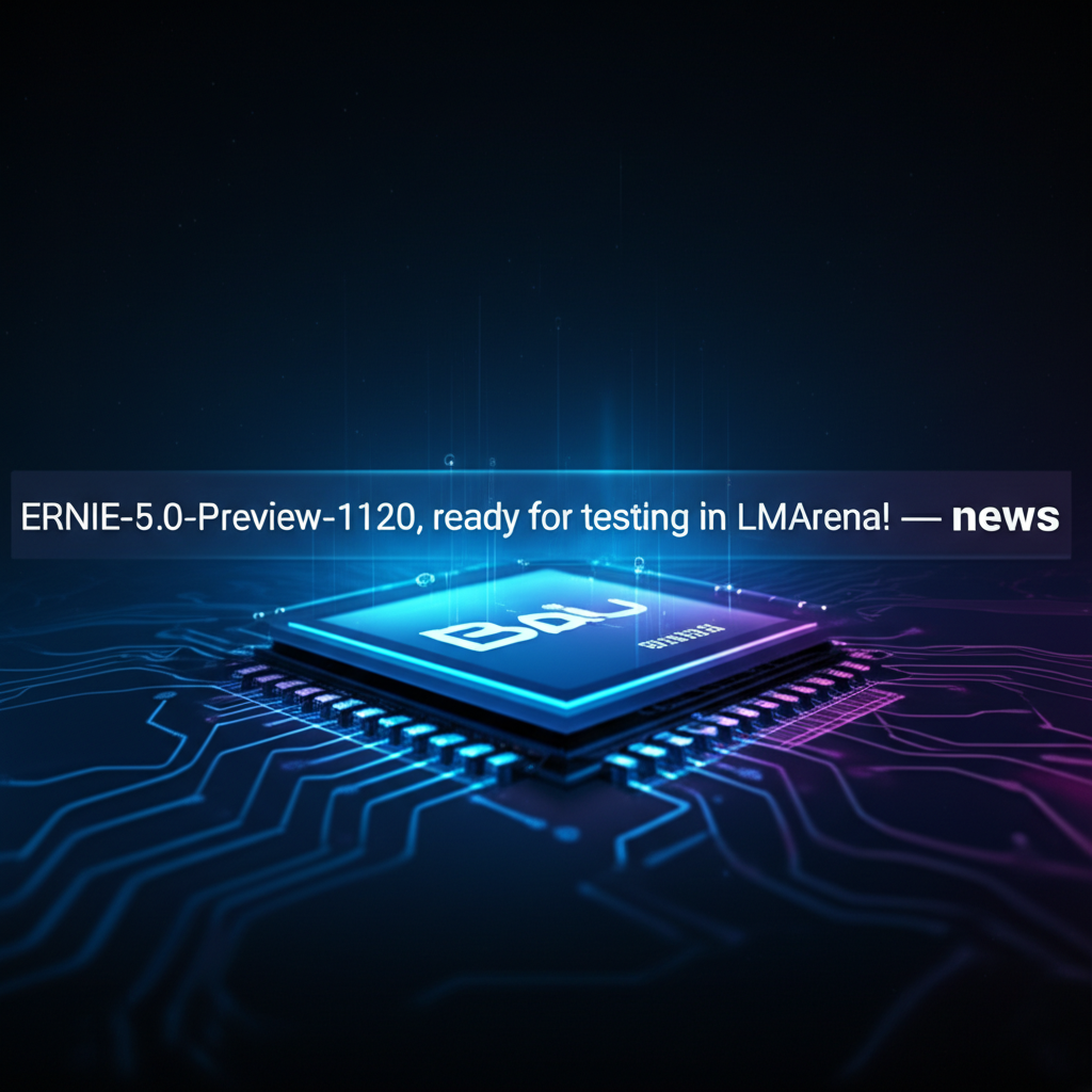 ERNIE-5.0-Preview-1120, ready for testing in LMArena! — news