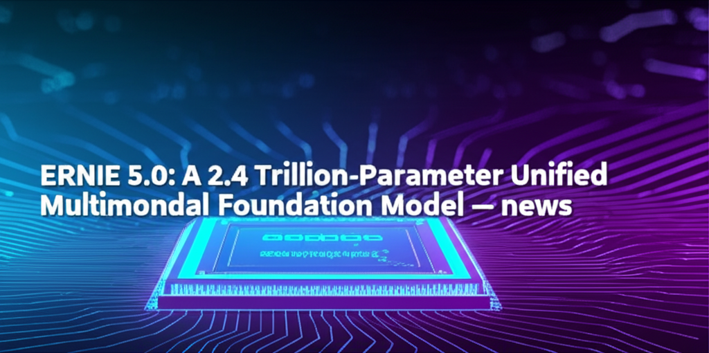ERNIE 5.0: A 2.4 Trillion-Parameter Unified Multimodal Foundation Model — news