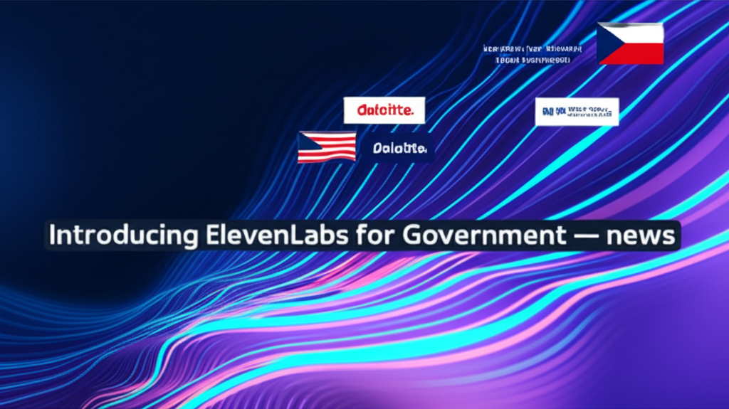 Introducing ElevenLabs for Government — news