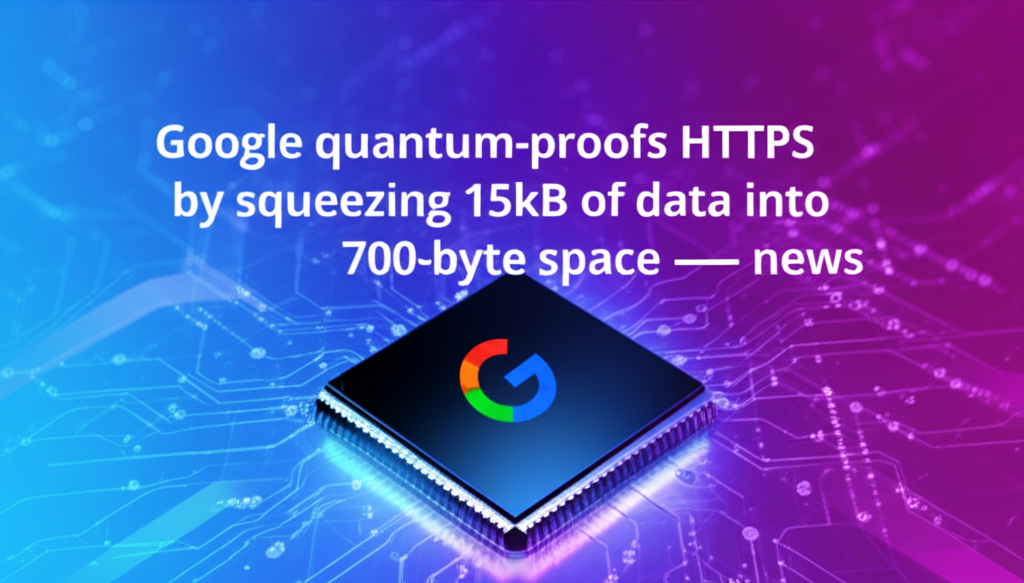 Google quantum-proofs HTTPS by squeezing 15kB of data into 700-byte space — news