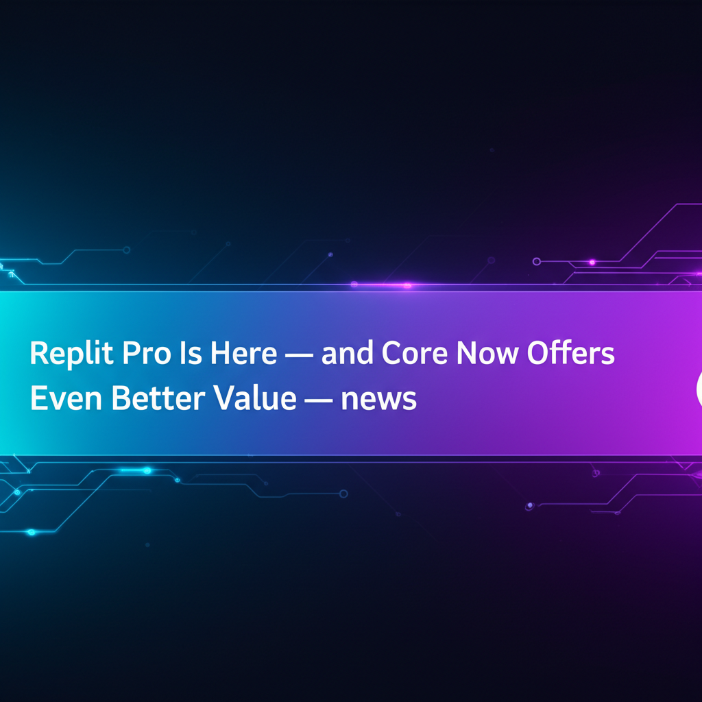 Replit Pro Is Here — and Core Now Offers Even Better Value — news