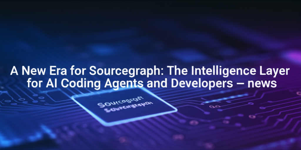 A New Era for Sourcegraph: The Intelligence Layer for AI Coding Agents and Developers — news