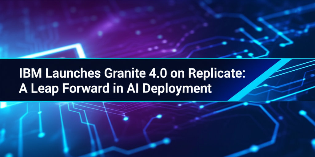 IBM Launches Granite 4.0 on Replicate: A Leap Forward in AI Deployment